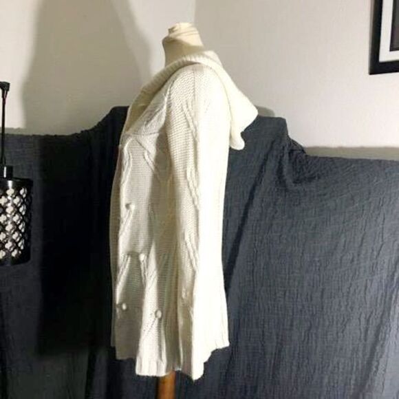 Glimmer by J.J. Basics Knit Hooded Sweater Size Small - Picture 3 of 10